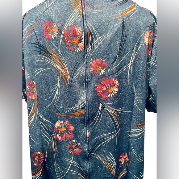 Ms Lea Casuals Vintage 70s Plus Eclectic Boho Hippie Whimsical Floral Midi Dress - Picture 3 of 7